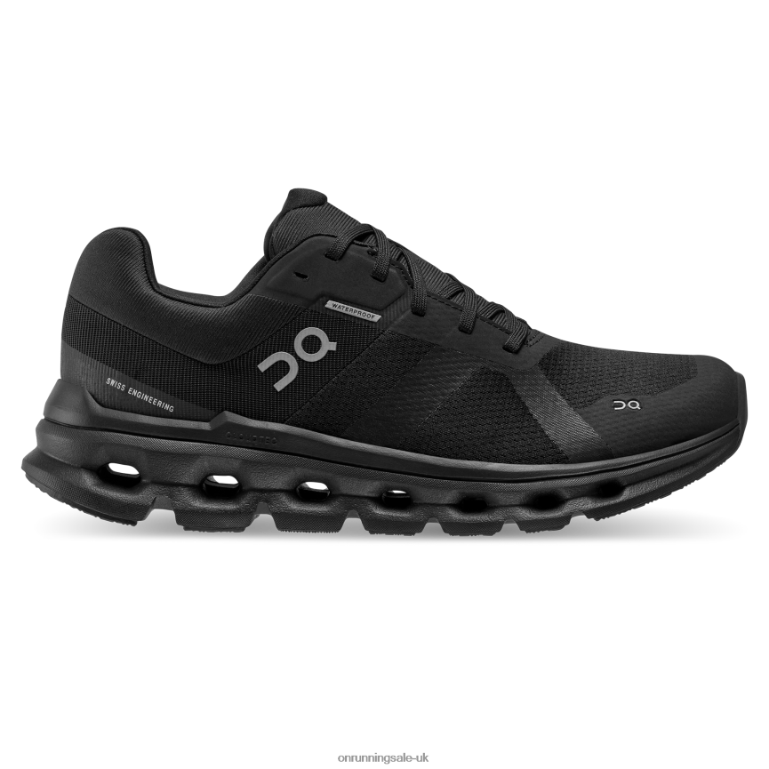 On Running Women Cloudrunner Waterproof 8N62N8387 Black
