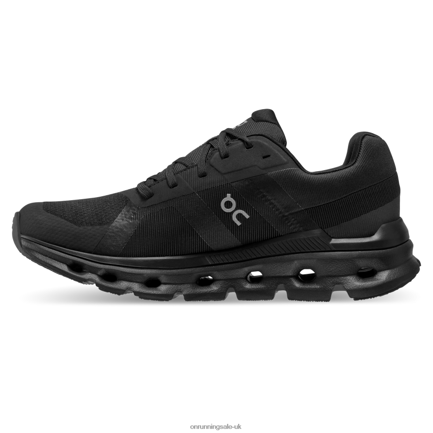 On Running Women Cloudrunner Waterproof 8N62N8387 Black