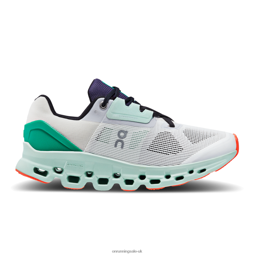 On Running Women Cloudstratus 8N62N813 Undyed-White/Creek