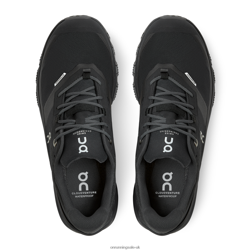 On Running Women Cloudventure Waterproof 8N62N869 Black