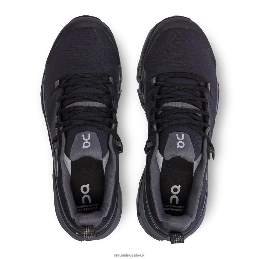 On Running Women Cloudwander Waterproof 8N62N823 Black/Eclipse