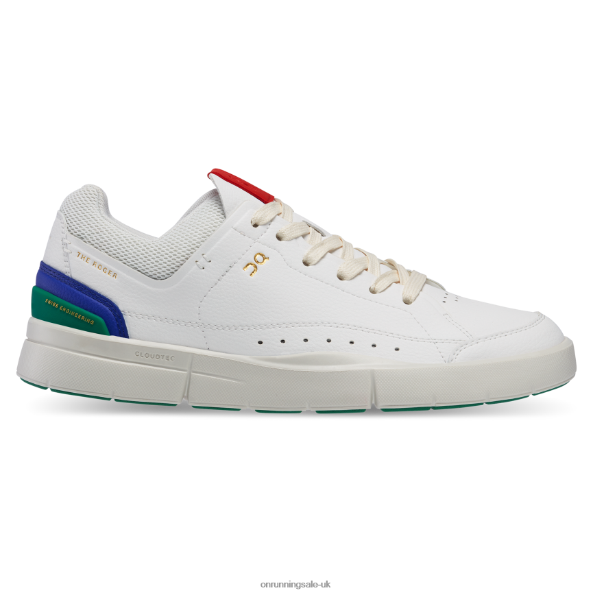 On Running Women THE ROGER Centre Court 8N62N8369 White/Emerald