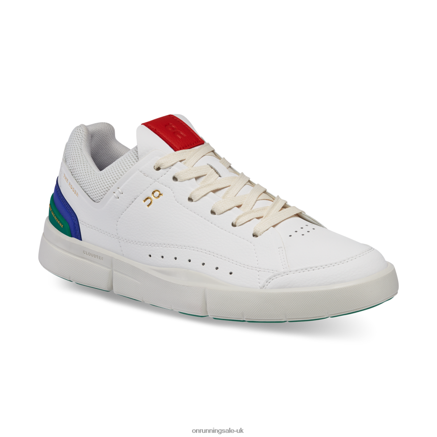 On Running Women THE ROGER Centre Court 8N62N8369 White/Emerald