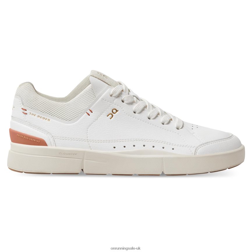 On Running Women THE ROGER Centre Court 8N62N8372 White/Sienna