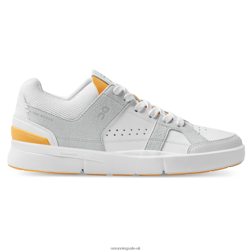 On Running Women THE ROGER Clubhouse 8N62N8465 White/Saffron