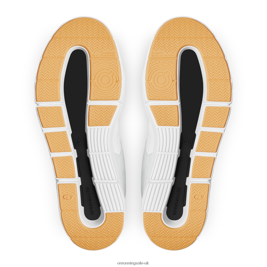 On Running Women THE ROGER Clubhouse 8N62N8465 White/Saffron