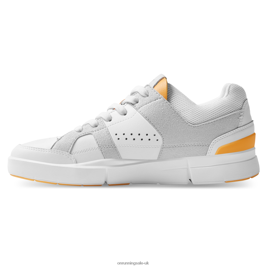 On Running Women THE ROGER Clubhouse 8N62N8465 White/Saffron