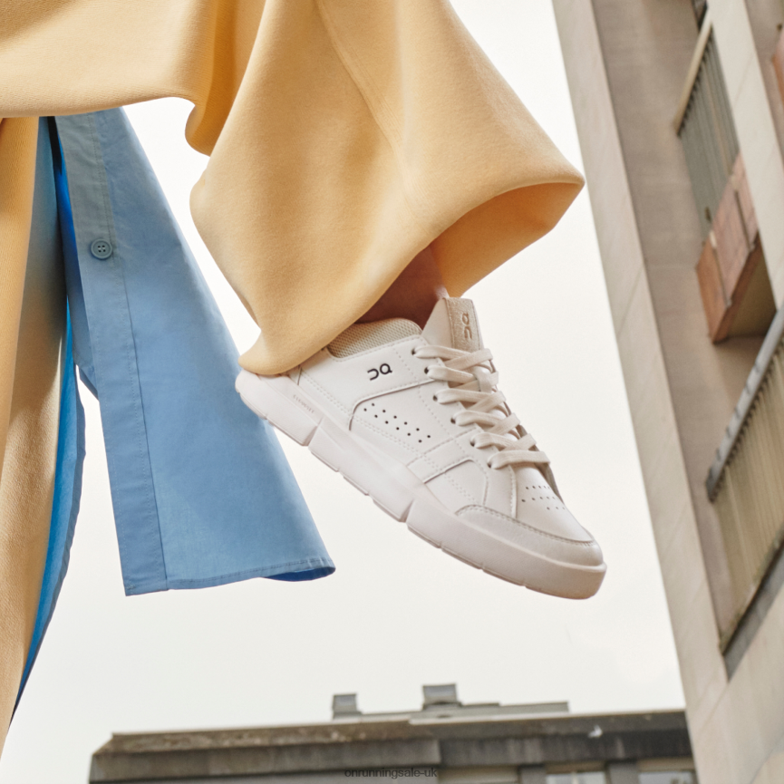 On Running Women THE ROGER Clubhouse 8N62N8470 All White