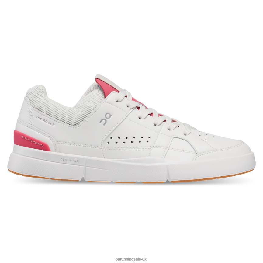 On Running Women THE ROGER Clubhouse 8N62N8471 White/Rosewood