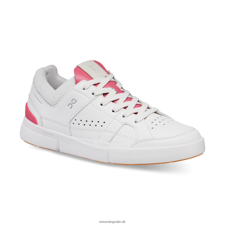 On Running Women THE ROGER Clubhouse 8N62N8471 White/Rosewood