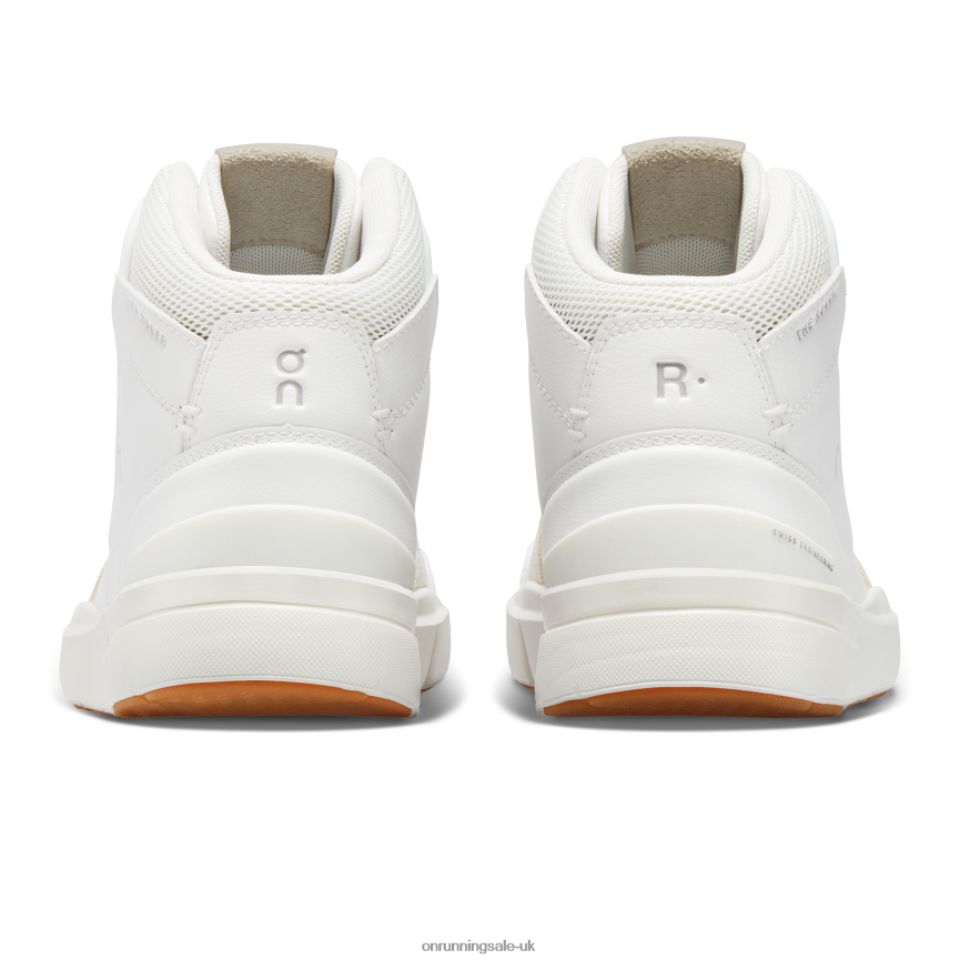 On Running Women THE ROGER Clubhouse Mid 8N62N8173 White/Sand