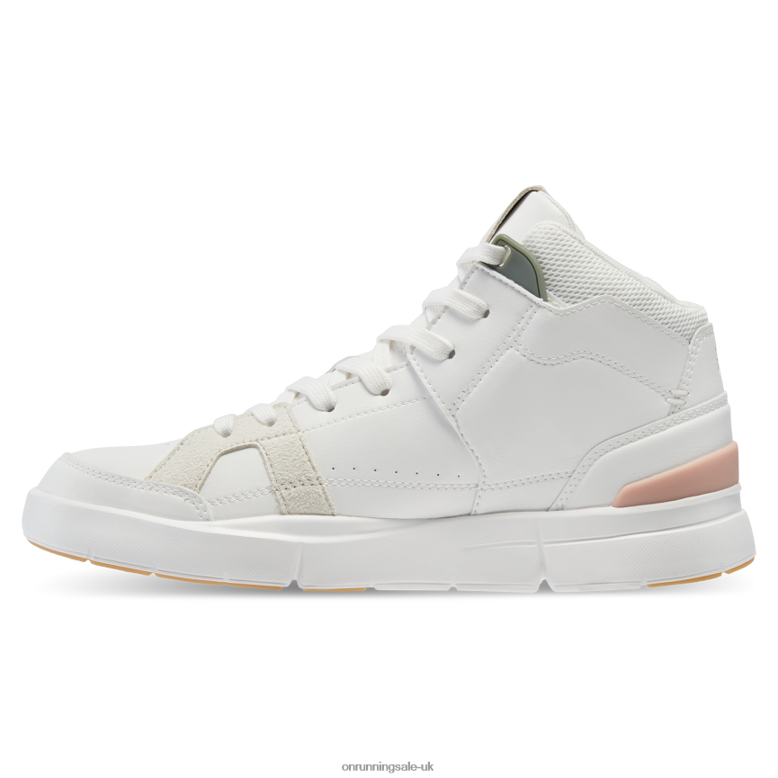 On Running Women THE ROGER Clubhouse Mid 8N62N8174 White/Rose