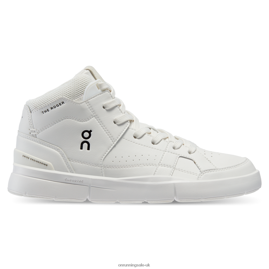 On Running Women THE ROGER Clubhouse Mid 8N62N8176 All White
